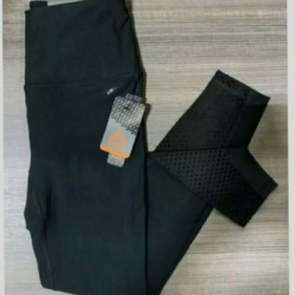 RBX Tummy Control Leggings - Full Length w/ Mesh Calf - Picture 1 of 8